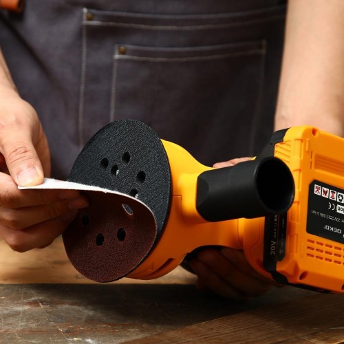 Виброшлифмашина эксцентриковая аккумуляторная DEKO DKCG20-125 20в, 1*2.0ач 063-4022 - изображение 5