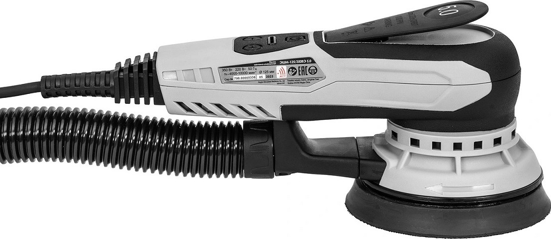 Виброшлифмашина эксцентриковая сетевая ИНТЕРСКОЛ ЭШМ-125/350Э 5,0 798.1.1.70 - изображение 2