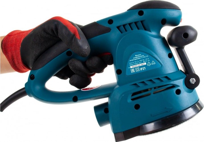 Виброшлифмашина эксцентриковая сетевая КРАТОН ES-450-125 3 05 03 003 - изображение 3