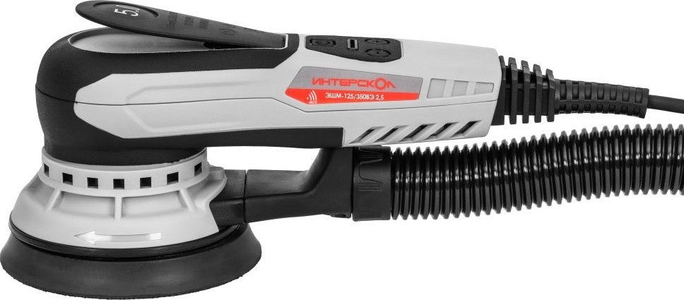 Виброшлифмашина эксцентриковая сетевая ИНТЕРСКОЛ ЭШМ-125/350Э 2,5 797.1.1.70 - изображение 2