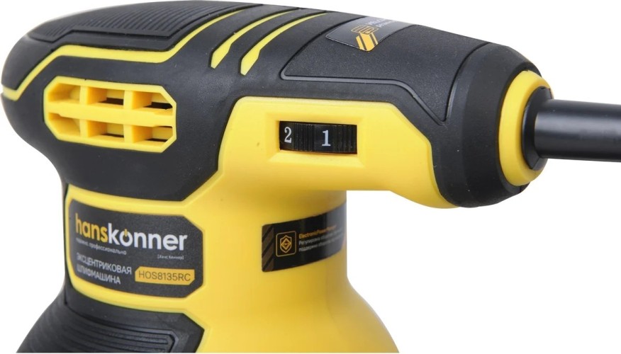 Виброшлифмашина эксцентриковая сетевая HANSKONNER HOS8135RC - изображение 5