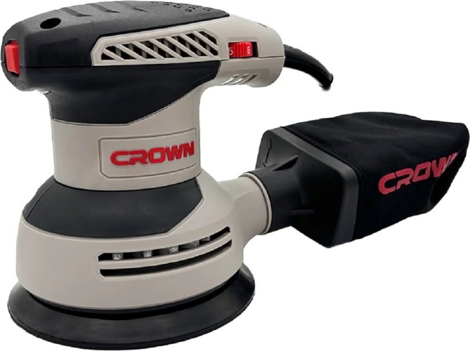 Виброшлифмашина эксцентриковая сетевая Crown CT13692V (CS)