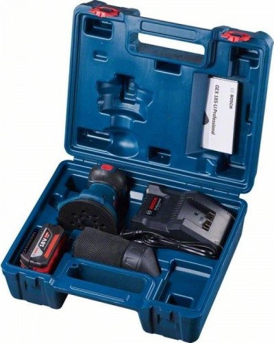 Виброшлифмашина эксцентриковая аккумуляторная BOSCH GEX 185-LI 06013A5021 - изображение 5