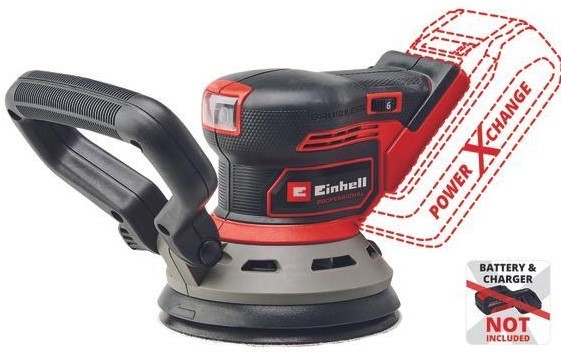 Виброшлифмашина эксцентриковая аккумуляторная EINHELL TP-RS 18/32 Li BL SOLO 4462020