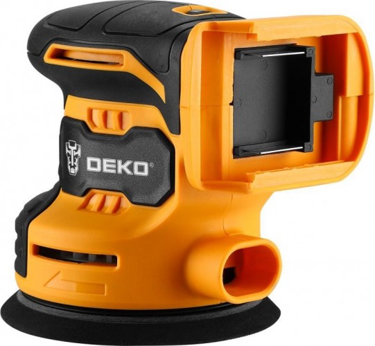 Виброшлифмашина эксцентриковая аккумуляторная DEKO DKCG20-125 20в, 1*2.0ач 063-4022 - изображение 2