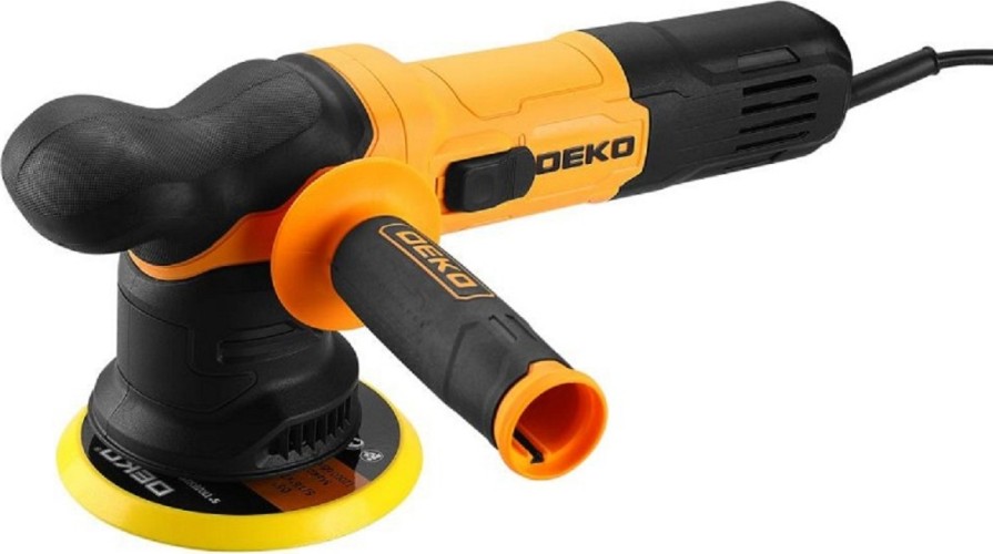 Виброшлифмашина эксцентриковая сетевая DEKO P1250-D полировальная орбитальная, 125мм 083-1046