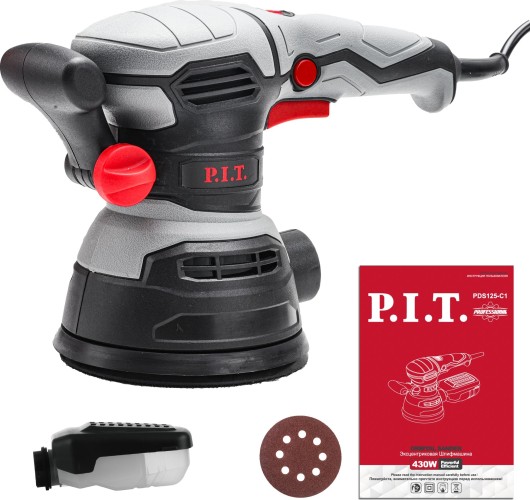 Виброшлифмашина эксцентриковая сетевая P.I.T. PDS125-C1 - изображение 2