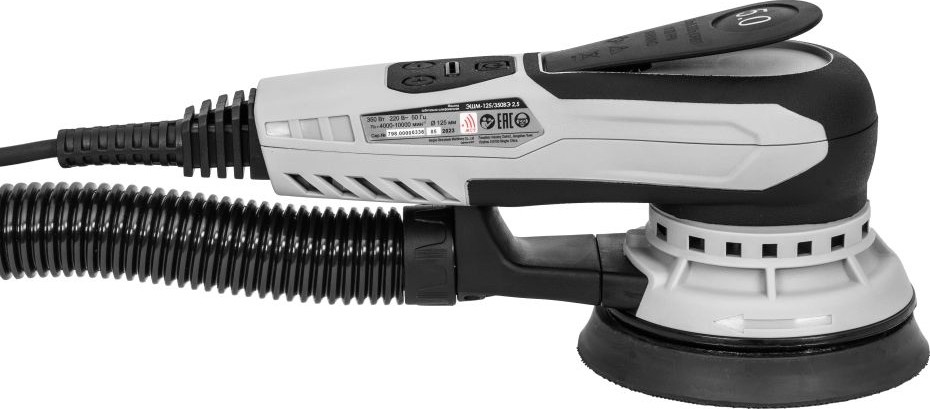 Виброшлифмашина эксцентриковая сетевая ИНТЕРСКОЛ ЭШМ-125/350Э 2,5 797.1.1.70 - изображение 3