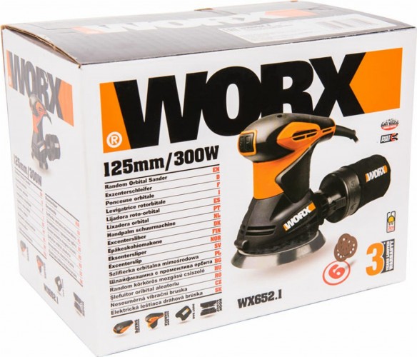 Виброшлифмашина эксцентриковая сетевая Worx WX652.1 - изображение 5