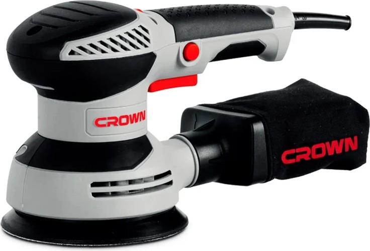 Виброшлифмашина эксцентриковая сетевая Crown CT13663V