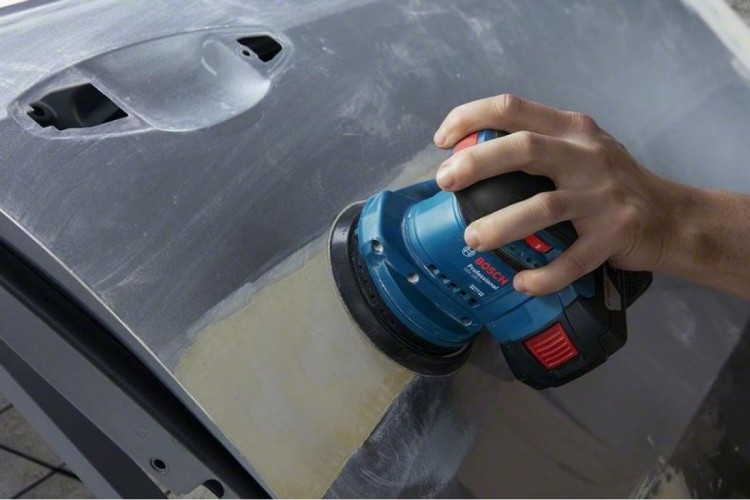 Виброшлифмашина эксцентриковая аккумуляторная BOSCH GEX 185-LI без АКБ и ЗУ 06013A5020 - изображение 4