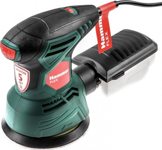 Виброшлифмашина эксцентриковая сетевая Hammer OSM260 125мм 168-009