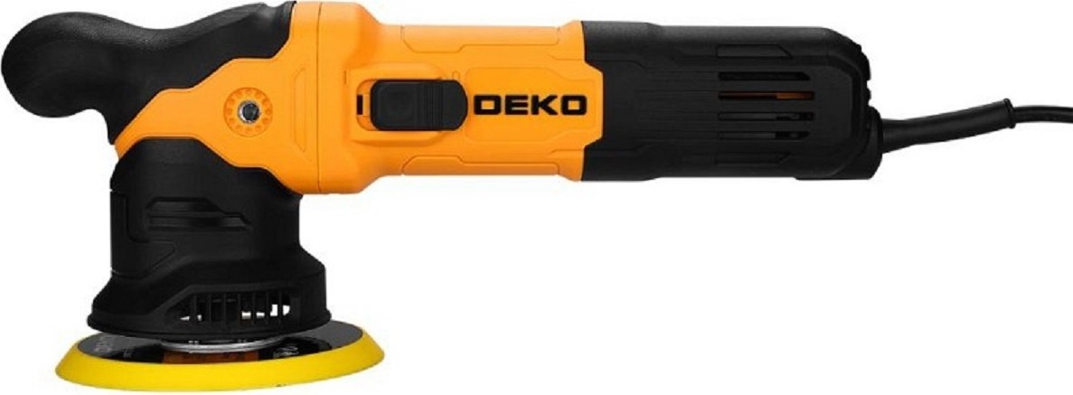 Виброшлифмашина эксцентриковая сетевая DEKO P1250-D полировальная орбитальная, 125мм 083-1046 - изображение 2