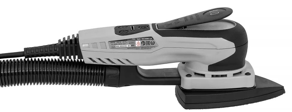 Виброшлифмашина ИНТЕРСКОЛ ПШМ-100/350ВЭ 3,0 бесщеточная 866.1.0.70 - изображение 2