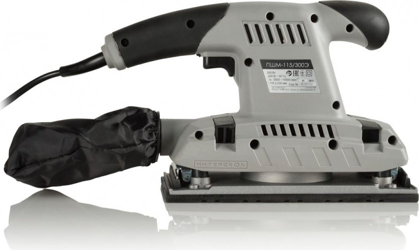 Виброшлифмашина ИНТЕРСКОЛ ПШМ-115/300 Э 30.1.1.10 - изображение 2