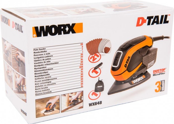 Виброшлифмашина Worx WX648 мультифункциональная - изображение 5