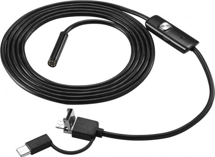 Видеоэндоскоп DEKO WEC-1 водонепроницаемый 1м (micro usb, usb, type-c) 065-0153 - изображение 2