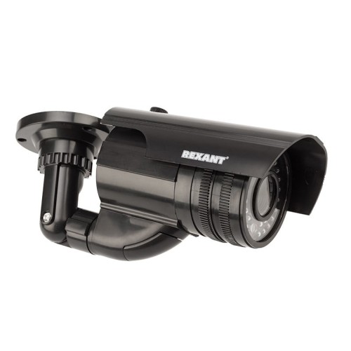 Видеокамера муляж REXANT 45-0250 уличной, цилиндрическая (черная) - изображение 2