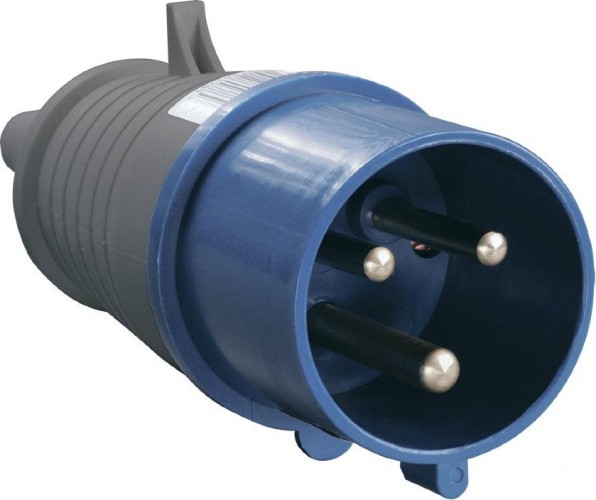 Вилка электрическая кабельная IEK ССИ-023 32а 2p+pe 220в ip44 PSR01-032-3