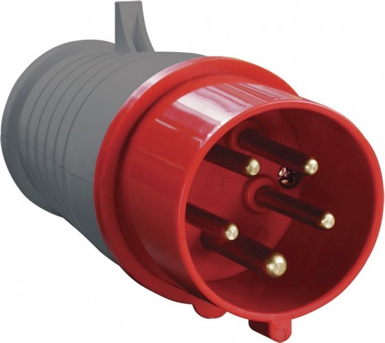 Вилка электрическая кабельная IEK ССИ-015 16а 3p+pe+n 380в ip44 PSR02-016-5