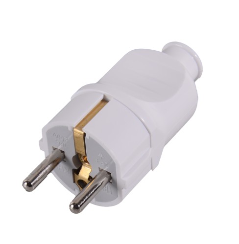 Вилка разборная ВИХРЬ 73/12/1/3 прямая с/з, белая 16а