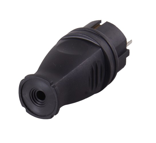 Вилка разборная ВИХРЬ 73/12/1/5 прямая с/з, каучук ip44 16а - изображение 2