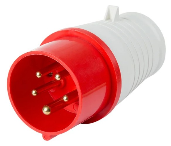 Вилка REXANT 11-8902 015 переносная 3Р+РЕ+N 16А 380В IP44