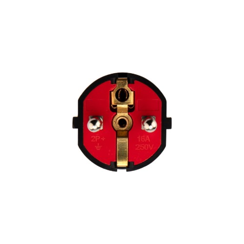 Вилка REXANT 11-8949 Евро прямая с з/к 16А усиленная черная - изображение 4