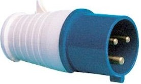 Вилка силовая EKF шт023 32А 2P+E