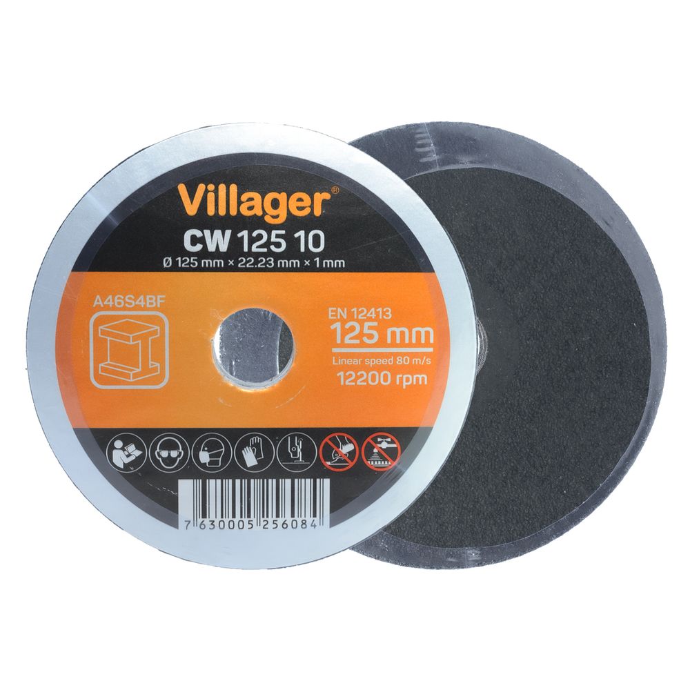 Отрезной диск по металлу  Villager Cw 125-10 23770