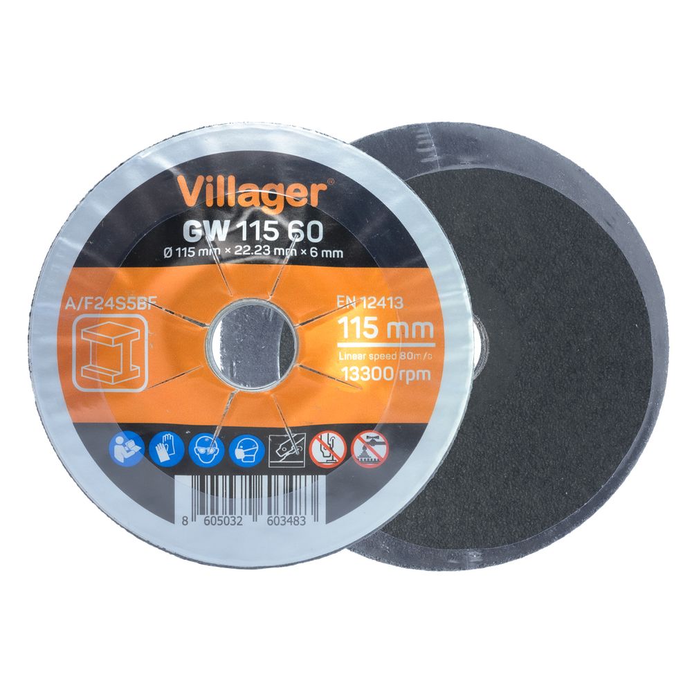 Зачистной диск Villager GW-115-60 (3 шт) - изображение 2