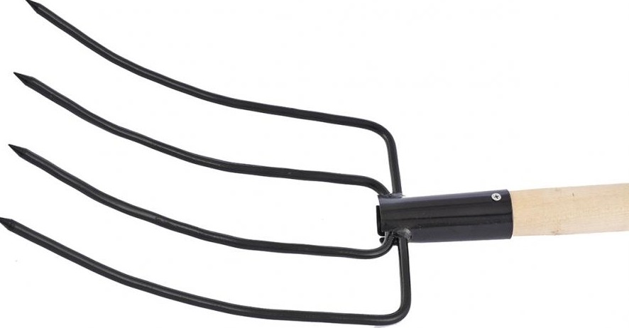 Вилы СИБРТЕХ 4-х рогие сенные с черенком 63807 63807