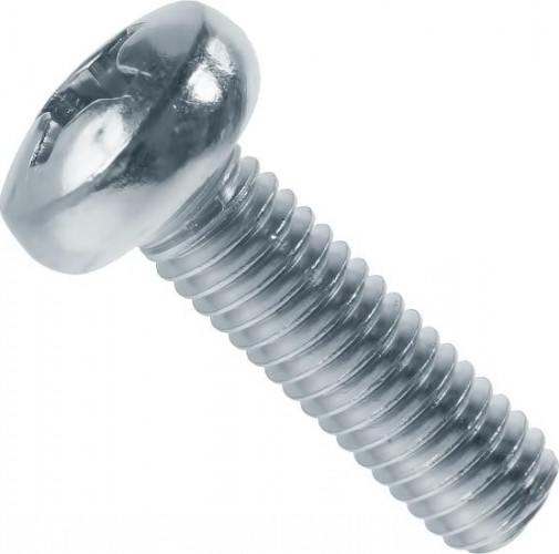 Винт  М 4 х 70 DIN7985 с полуцилиндрической головкой оцинкованный