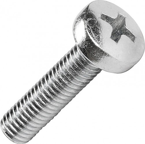Винт  М 5 х 12 DIN7985 с полуцилиндрической головкой оцинкованный AB1000501230207