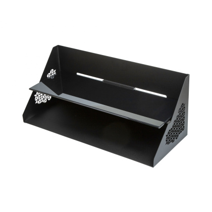 Витрина для фуршета 2-х уровневая ажурная 610х250х250 мм черный Luxstahl - изображение 4