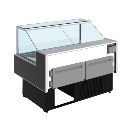 Витрина холодильная «рыба на льду» CRYSPI Gamma Quadro Fish SN 1800 (RAL 7016) - изображение 4