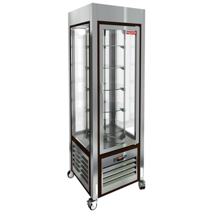 Витрина кондитерская вертикальная с вращением HICOLD VRC 350 R 284281