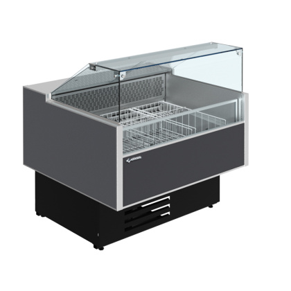 Витрина морозильная CRYSPI ВПН Sonata Quadro М 1200 LED (RAL 7016) - изображение 1