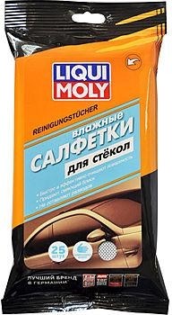 Влажные салфетки для стекол, зеркал и фар LIQUI MOLY Reinigungstucher 77168 77168