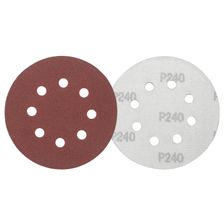 Шлифовальная бумага для орбитальной шлифовальной машины VLN 382/385  Villager SD-240WM 6/1 - 8 отверстий - изображение 3