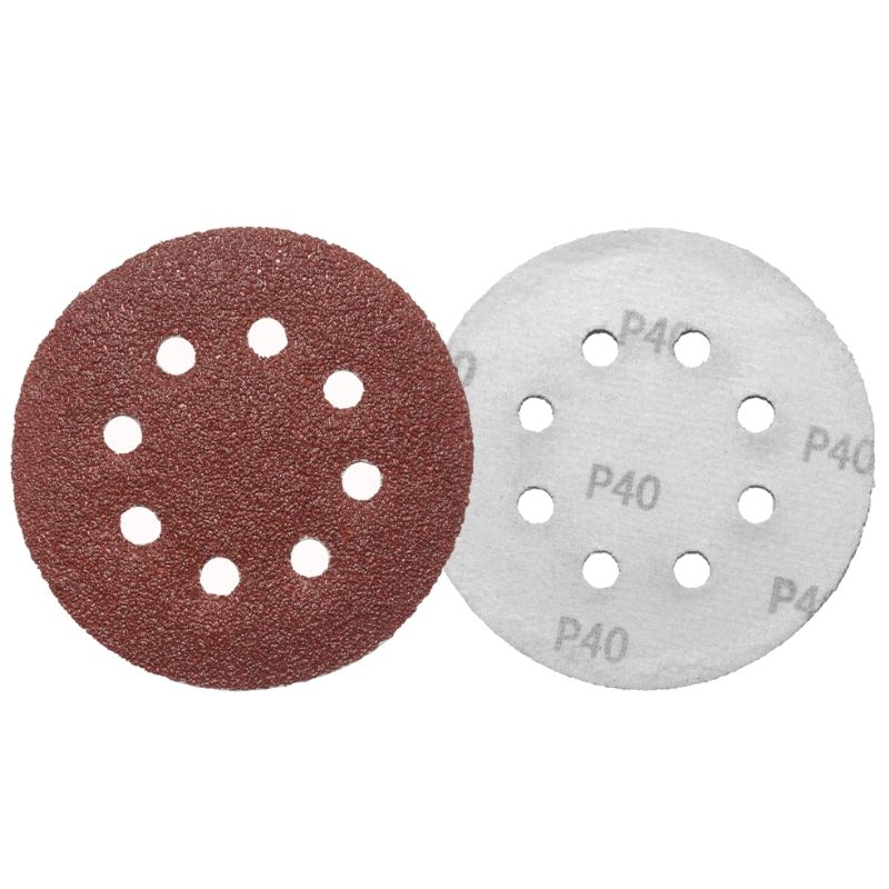 Шлифовальная бумага для орбитальной шлифовальной машины VLN 382/385  Villager SD 40WM 6/1 - 8 отверстий