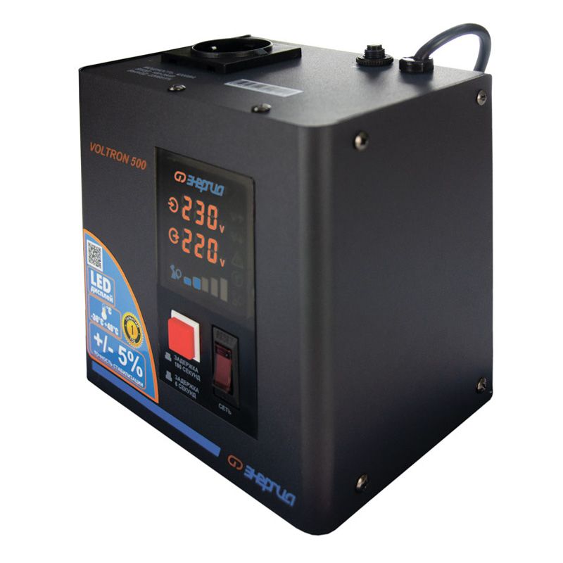 Стабилизатор напряжения ЭНЕРГИЯ VOLTRON 500 (5%) - изображение 2