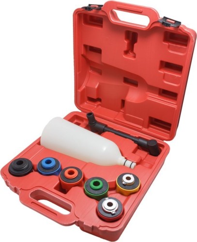 Воронка маслозаливная с комплектом адаптеров СТАНКОИМПОРТ ST010102 в кейсе