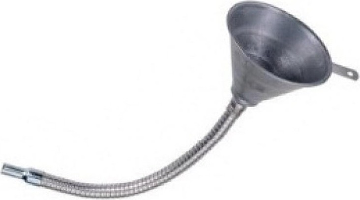 Воронка МАСТАК 135-00006 с гибким сливом, металлическая