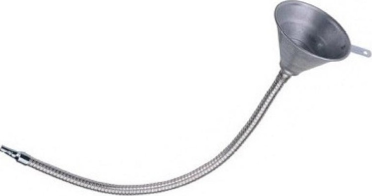 Воронка МАСТАК 135-00007 с гибким сливом, металлическая