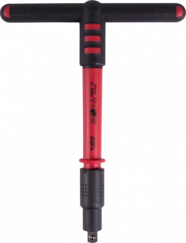 Вороток диэлектрический KING TONY Т-образный 3/8", 200 мм 3178VE-08