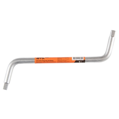 Вороток для пробки слива масла AFFIX AF10348810  8х10 мм, изогнутый