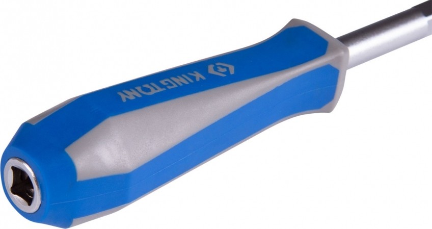 Вороток KING TONY 2176DF отвертка 1/4", скользящий держатель 1/4", 150 мм - изображение 4