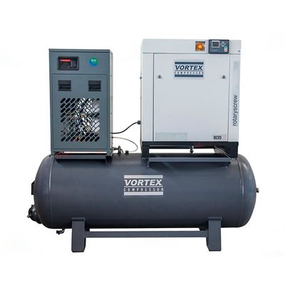 Безмасляный винтовой компрессор с ресивером и осушителем Vortex VOFS TD 5.5кВт - изображение 5