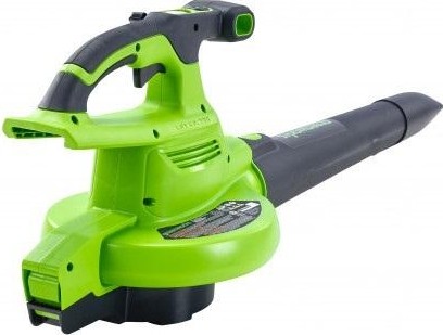Воздуходув-садовый пылесос аккумуляторный GREENWORKS GD40BVK4 40V 2406907UB - изображение 2